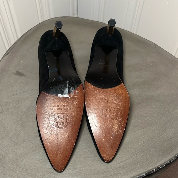 Stuart Weitzman Suede Heels - Picture 9 of 12